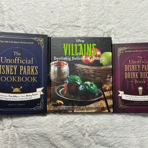 Disney Parks Hardcover Cookbooks Bundle